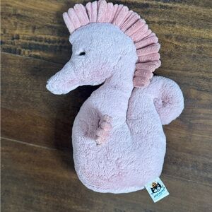 Jellycat Pink Seahorse Stuffed Animal